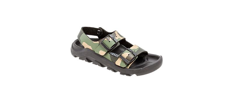 Birkenstock Birko-flor Narrow Mogami Børn Camo Khaki | DK 134OKI